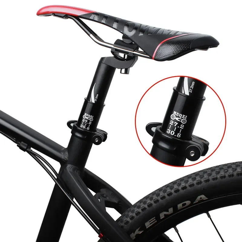 MQUZI Seat Rod Seat Tube Reducer Sleeve Mountain Bike Folding Bike Conversion 27.2/31.6 Road Tube bike seat tube reducer