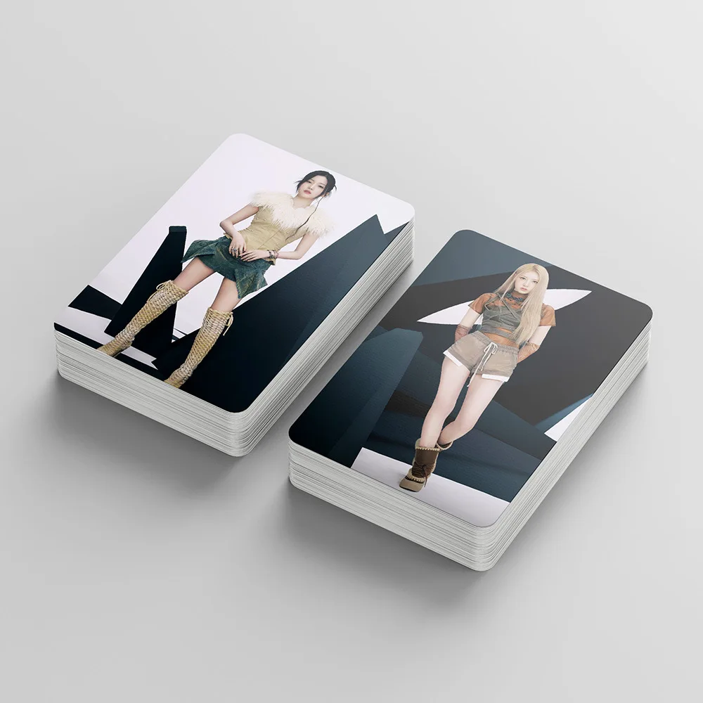 Korean New Album Lomo Cards Girls Photo Print HD Photocards Small Card for Collection Fans Gift 55Pcs/Set