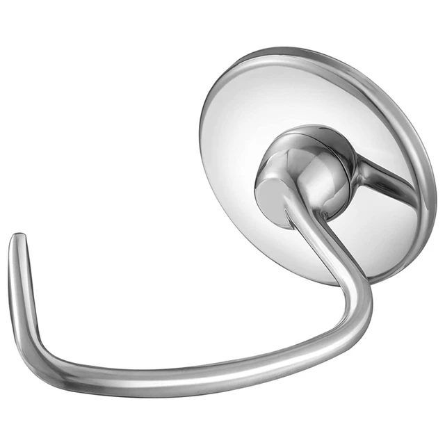  Gdrtwwh Stainless Steel Dough Hook Attachment for KitchenAid 5  & 6-Quart Bowl-Lift Mixer,Replacement Parts Bread Hook, Dishwasher Safe ( Replace KNS256CDH): Home & Kitchen