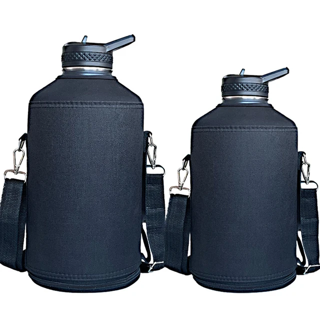 64oz 128oz Sports Water Bottle Holder Bag with Shoulder Strap Pouch Portable Thermal Vacuum Mug Sleeve Protective Cover Carrier 64oz 128oz Sports Water Bottle Holder Bag with Shoulder Strap Pouch Portable Thermal Vacuum Mug Sleeve Protective Cover Carrier