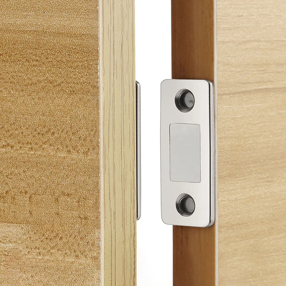 Wardrobe Door Closer Cabinet Lock Catches Latch Magnet  Door Stopper Cupboard Ultra Thin Closures Furniture Fittings