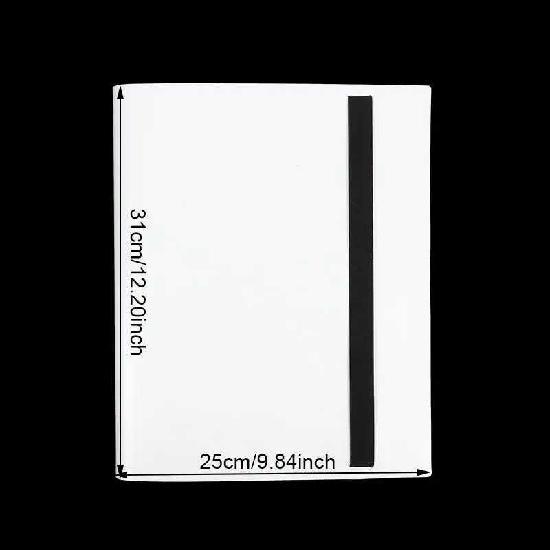 Collectible Card Binder Album – Holds 360 Cards, 31x25x2 Cm, 9-Pocket Pages, Side-Loading For TCG
