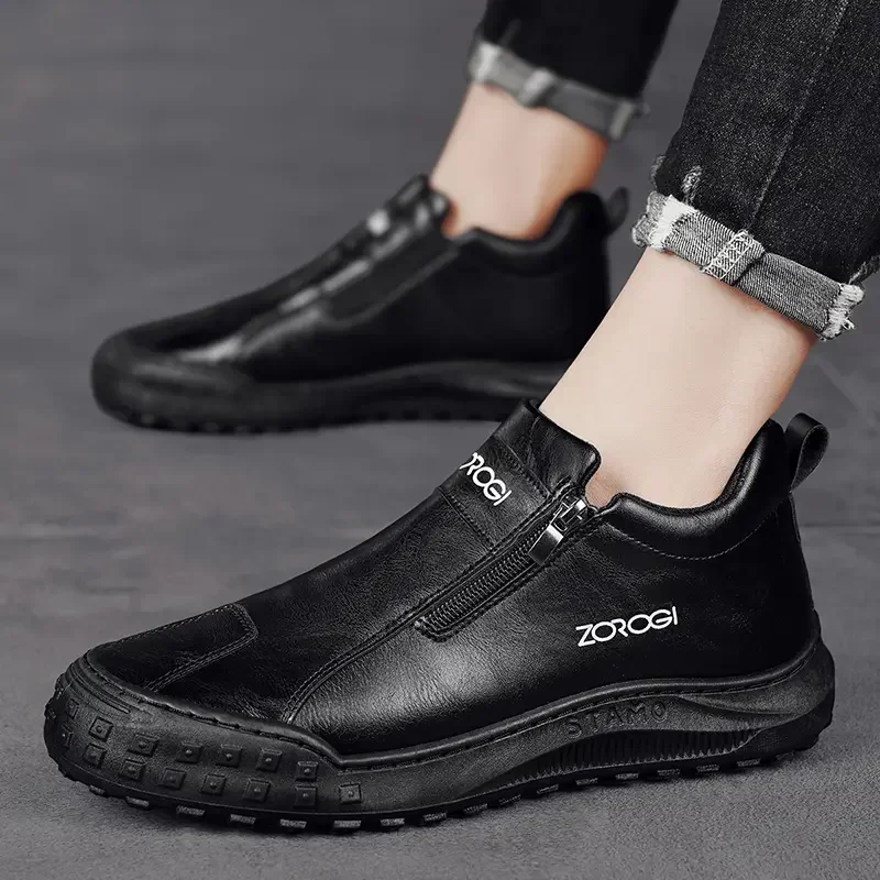 Mens Shoes Leather Loafers For Men
