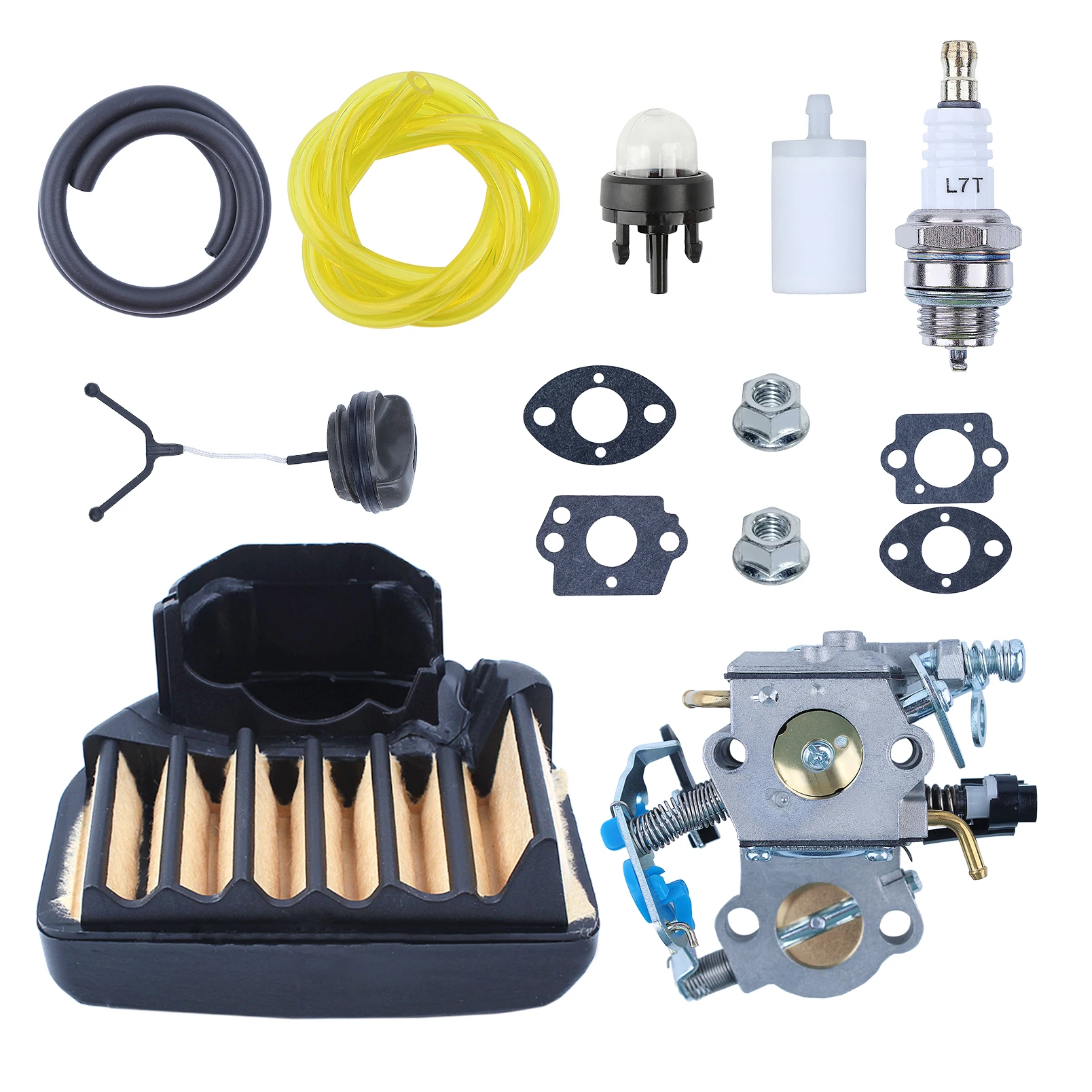Reparación Carburador Walbro K20-WYJ Kit De Reparación De Carburador Para Motosierra – Compatible Con Husqvarna, Walbro K20-WYJ, Honda, Echo Y Más Kit Carburador Motosierra