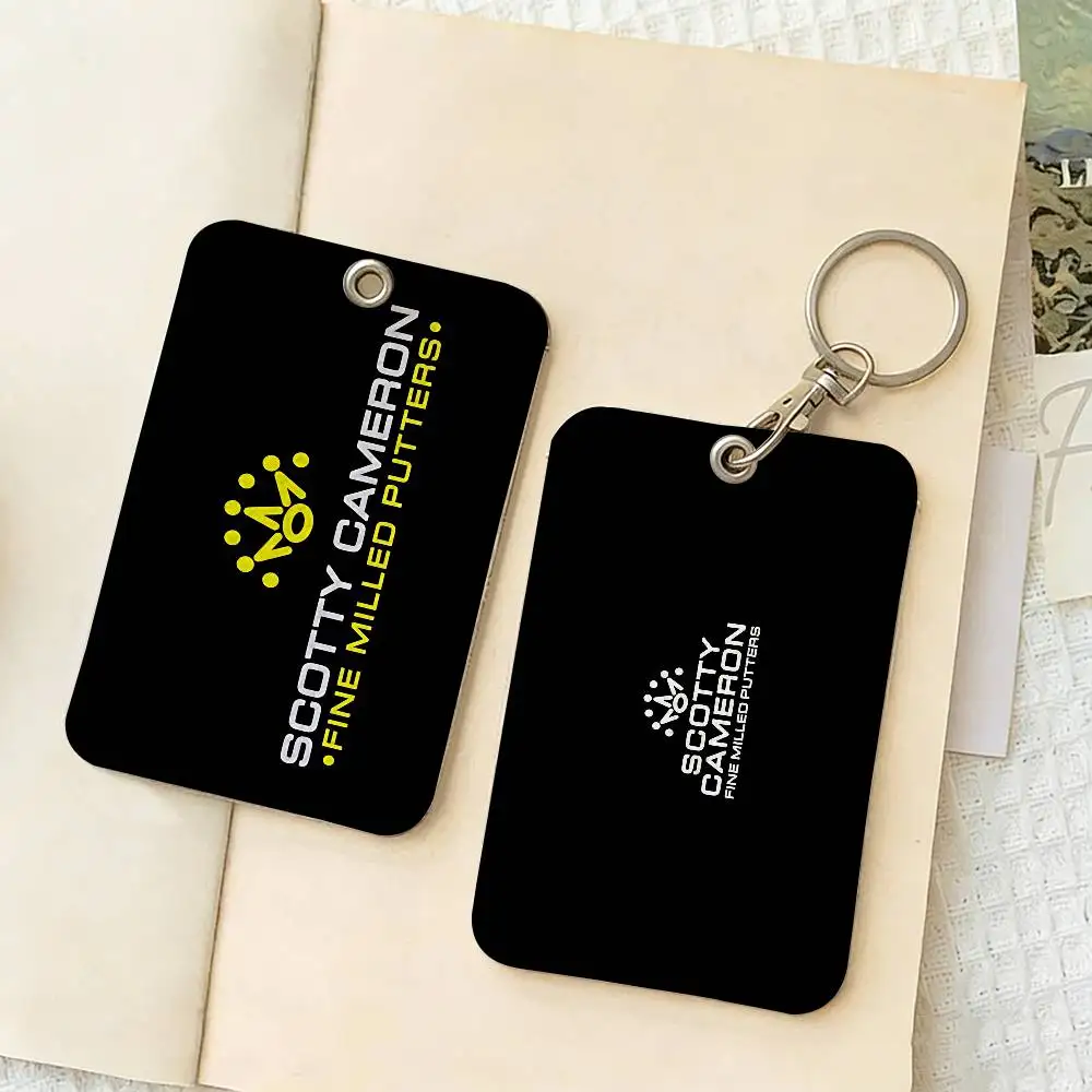 S-Scotty 로고 C-Cameron 열쇠고리, 액세스 카드 홀더, 버스 패스 및 식사 카드 ID, 보안을 위한 은행 카드 보호 케이스 포함