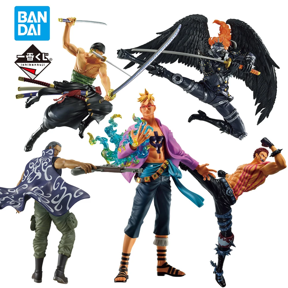 In Magazzino Banpresto Ichiban Kuji One Piece Nankoufuraku No Muslimate Roronoa Zoro Marco Charlotte Katakuri Anime Model Toys