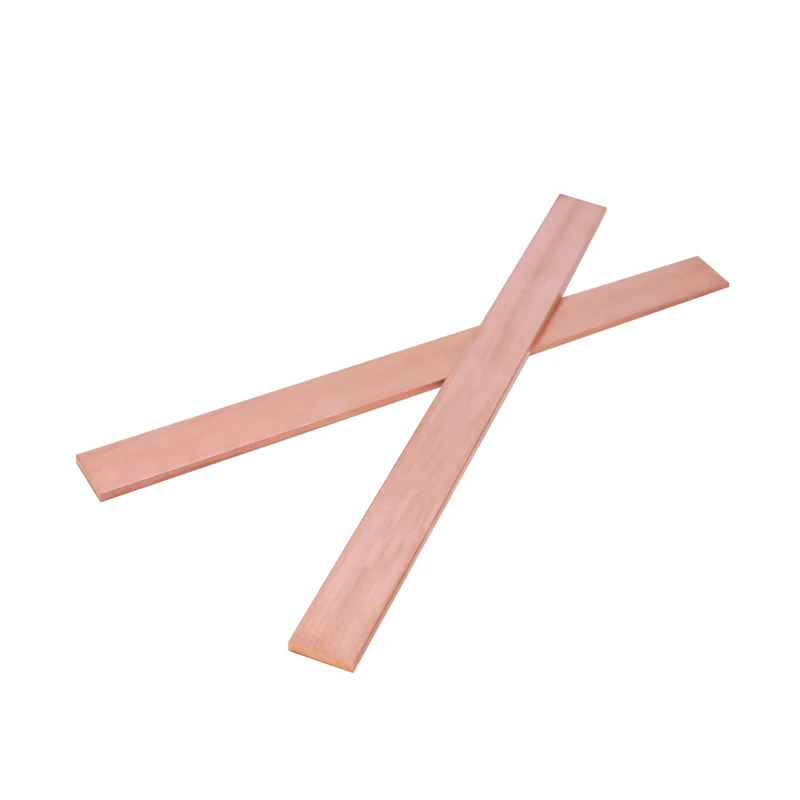 Copper strip material 99%pure copper thickness 1/1.5/2/3/4/5 mm copper strip red pad foil plate bar diy cnc material