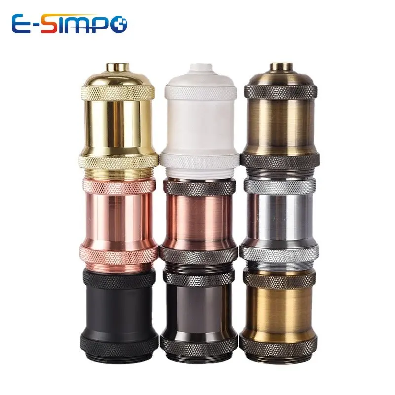 E27 E26 Edison Screw Vintage Retro Oldfashion Bronze Industrial Decorative DIY Pendant Antique Hang LED Lamp Holder lamp holder lamp bulb holder Light Socket