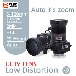 ZLKC варифокальный объектив видеонаблюдения IP-камера 2 Мп HD 5-100 мм зум 1/2.7 дюймов объектив с автоматической радужной оболочкой объективы с креплением CS для камеры ИК объектив