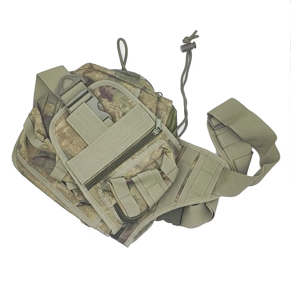 Outdoor Waterproof Hunting Messenger bag camo Shoulder Bag Cycling Crossbody Chest Single Bag Travel Climbing Camping Handbag 3