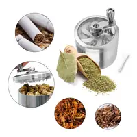 40mm Herb Grinder 4 Sections Portable Spice Grinder Multifunctional Zinc Alloy Shredder Kitchen Gadget Hand Tools Crushers 3