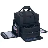 70 Bottles Nail Polish Organizer Bag fabric cloth Cosmetic Handbag Organizer Storage Case Travel Carrying for Nail Stuff & Tools 1