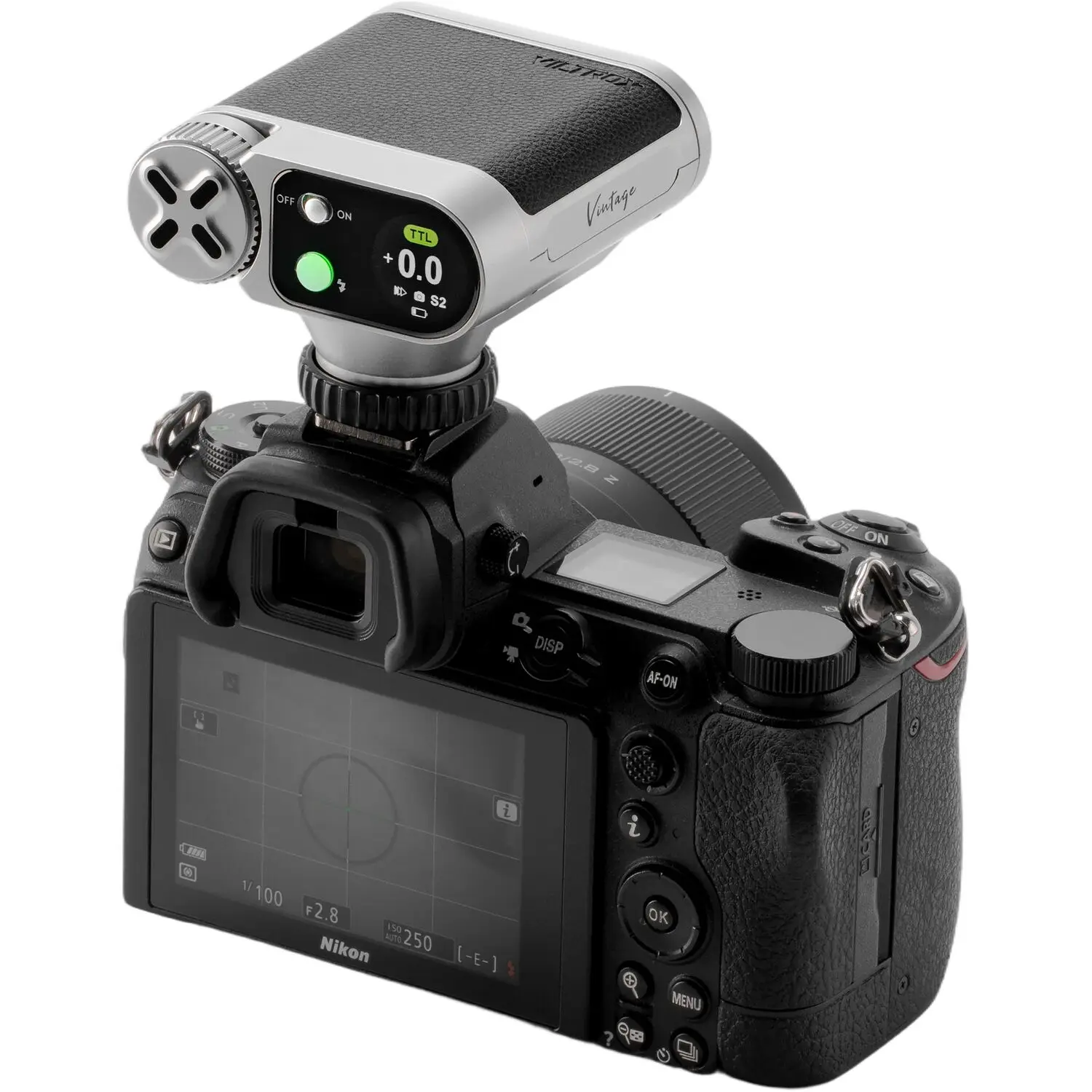 Viltrox 빈티지 Z1 Pro 온카메라 플래시 고속 TTL 자동 측광 조명 외부 경량 휴대용 핫슈 필 라이트