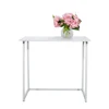 Simple Collapsible Computer Desk White 3