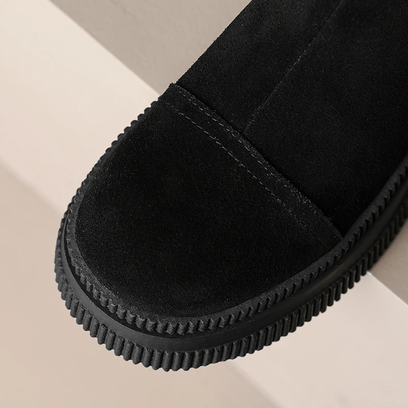 Platform Wedge Women's Autumn Thigh Boots Winter Plush Over the Knee Boots Sexy Female Stretch High Heel Leather Boots New 35-40