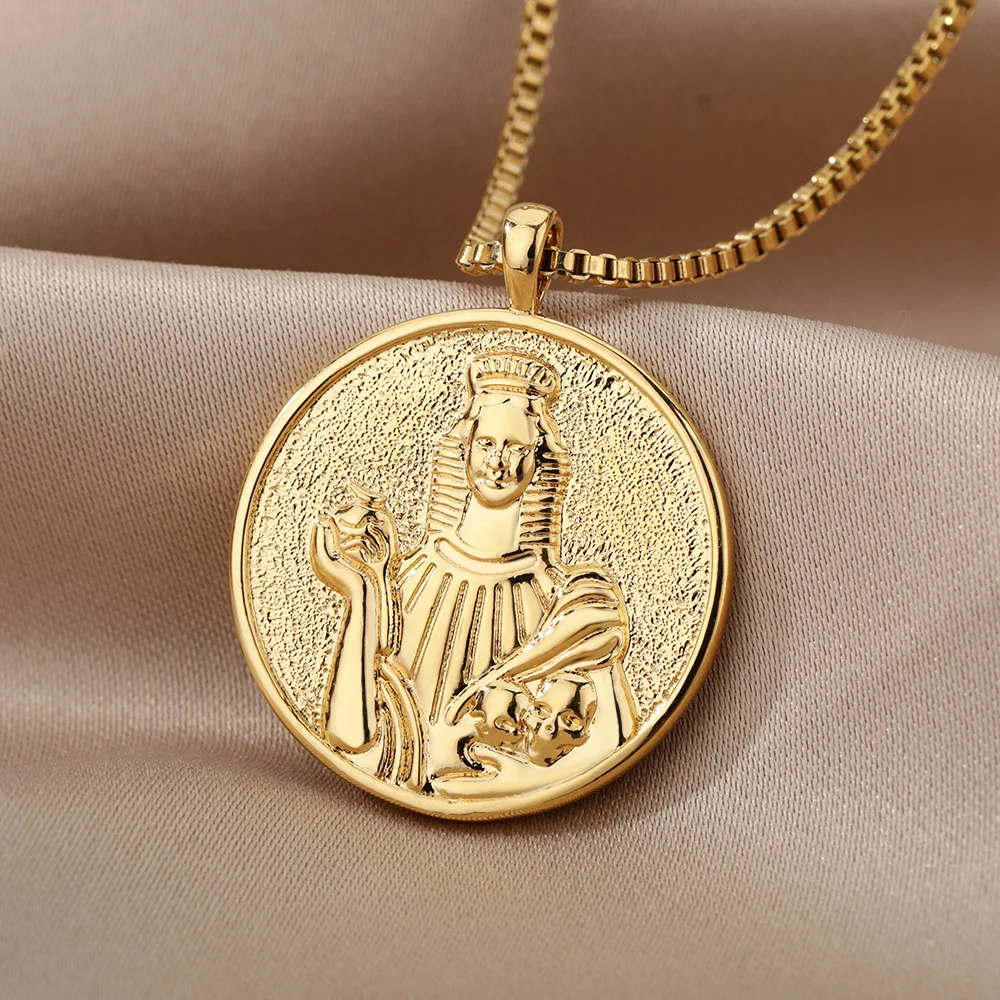 Awe Inspired Persephone Jewellery Mini AWE Goddess Coin Pendant W