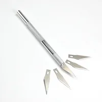 Exacto Knife Style 5 Blades Multi Tool for Crafts Carving Phone Film Cutting Pen Utility Paper Circuit Board Manual Model Knife 4