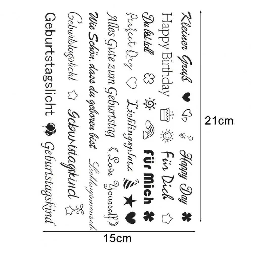 Candle Tattoo Stickers Candle Stickers Exquisite Pattern Tattoo Film Easy to Apply Self Adhesive for Party