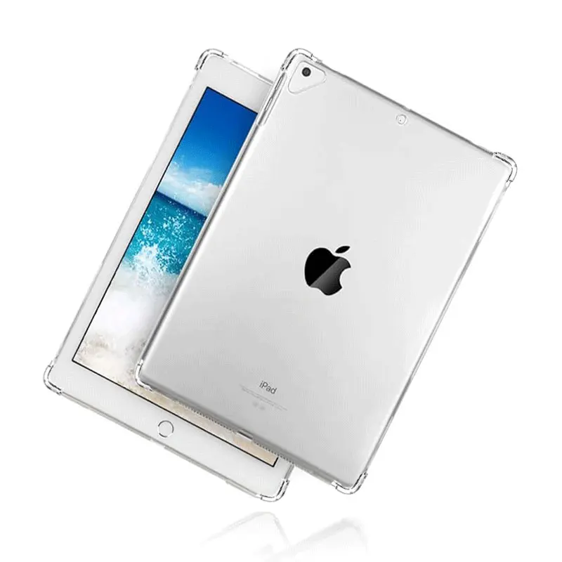 Transparent Shockproof TPU Tablet Case – Soft Silicone Airbag Protective Cover