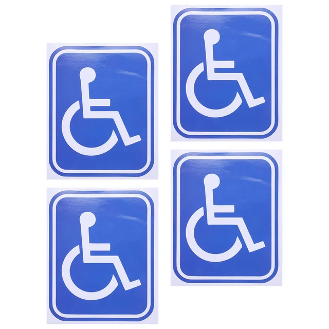 Disabled Wheelchair Sticker Set 3