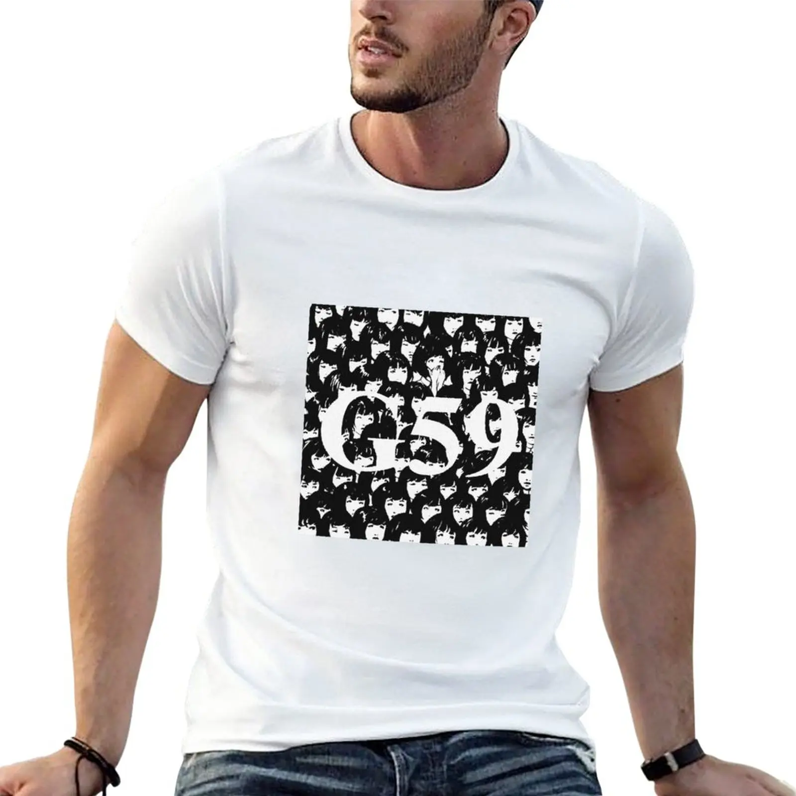 

G59 grey sheep merch T-Shirt cute tops blanks heavyweights hippie clothes designer t shirt men