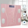 Digital Simple and Practical Body Fat Scale with Smartphone App, Bathroom Scale with Led Display, Provides Body 2