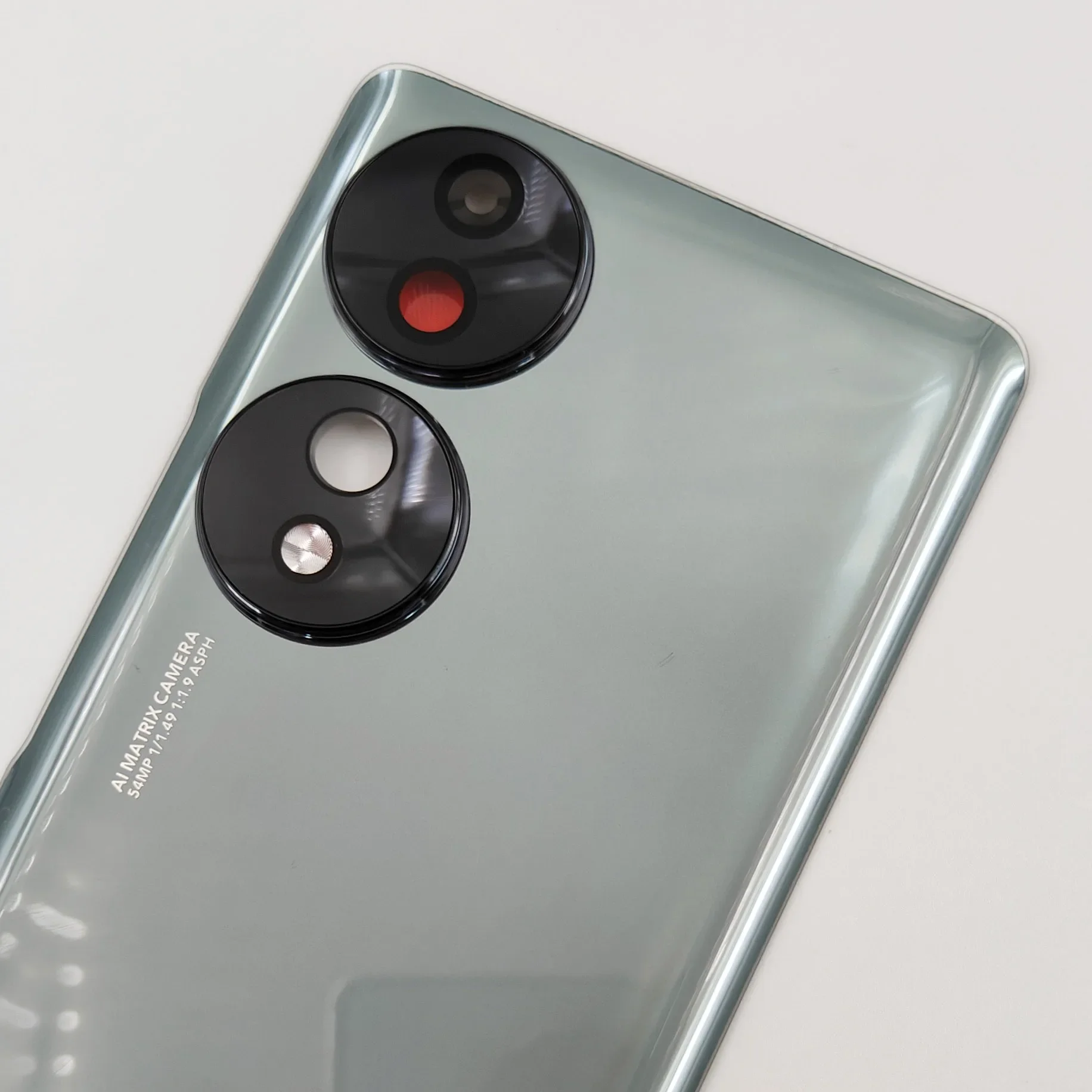 Huawei Honor 70 용 유리 배터리 커버 후면 문짝 뚜껑, Honor70 후면 하우징 패널 케이스, 카메라 렌즈, 스티커 접착제
