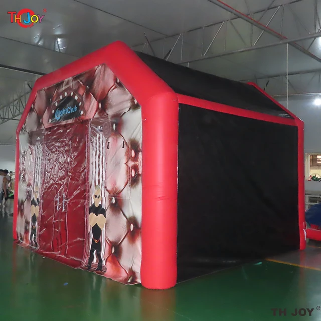 Black Inflatable Nightclub Tent With Portable Blower 6x4.5m Square Giant  Poratable VIP Party Cube For Night Club Bar From Fashion_sale, $824.51