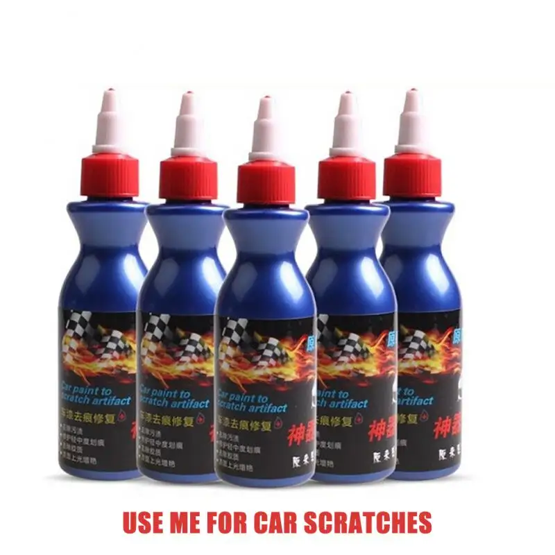 2PCS+Sponge Block Car Wiping Artifact Water Car Paint Scratch Repair Scratches Paint Repair Wax Rehydration Scratch