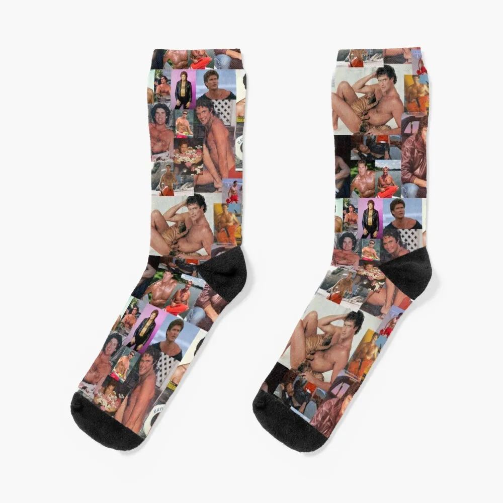 Hoff Chest Collage Socks Wholesale happy custom sports colored Socks Women's Men's