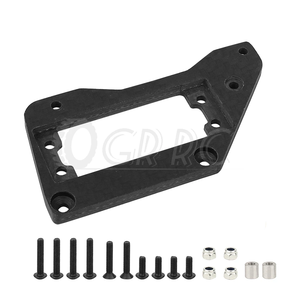 

Carbon Fiber Front Axle Servo Mount Mounting Stand for 1/10 RC Crawler Axial SCX10 PRO Upgrade Parts