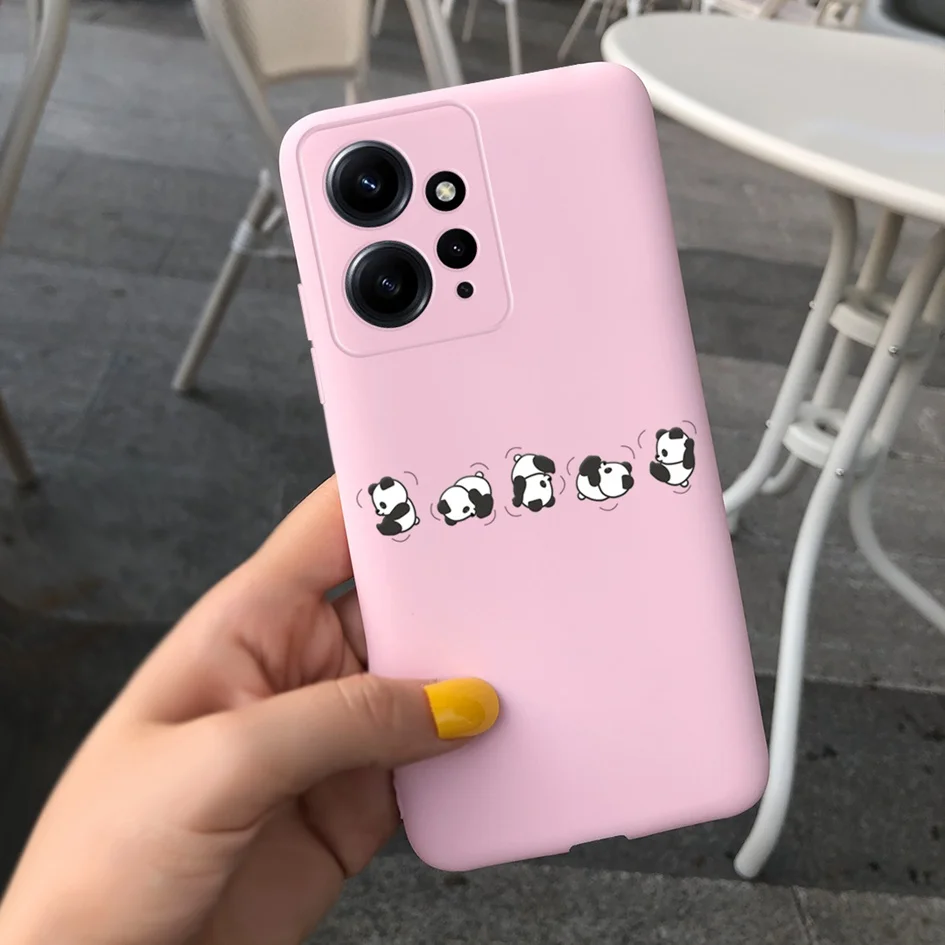 Cute Cartoon Panda Silicone Phone Case - Soft Protective Cover