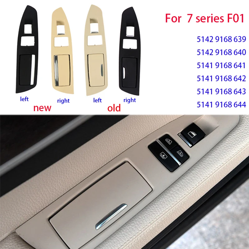 

Left Right Door Handle Recessed Grip Switch Panel Ashtray box Storage box For BMW 7 series F01 F02 2009 2010 2011 2012 2013-2017