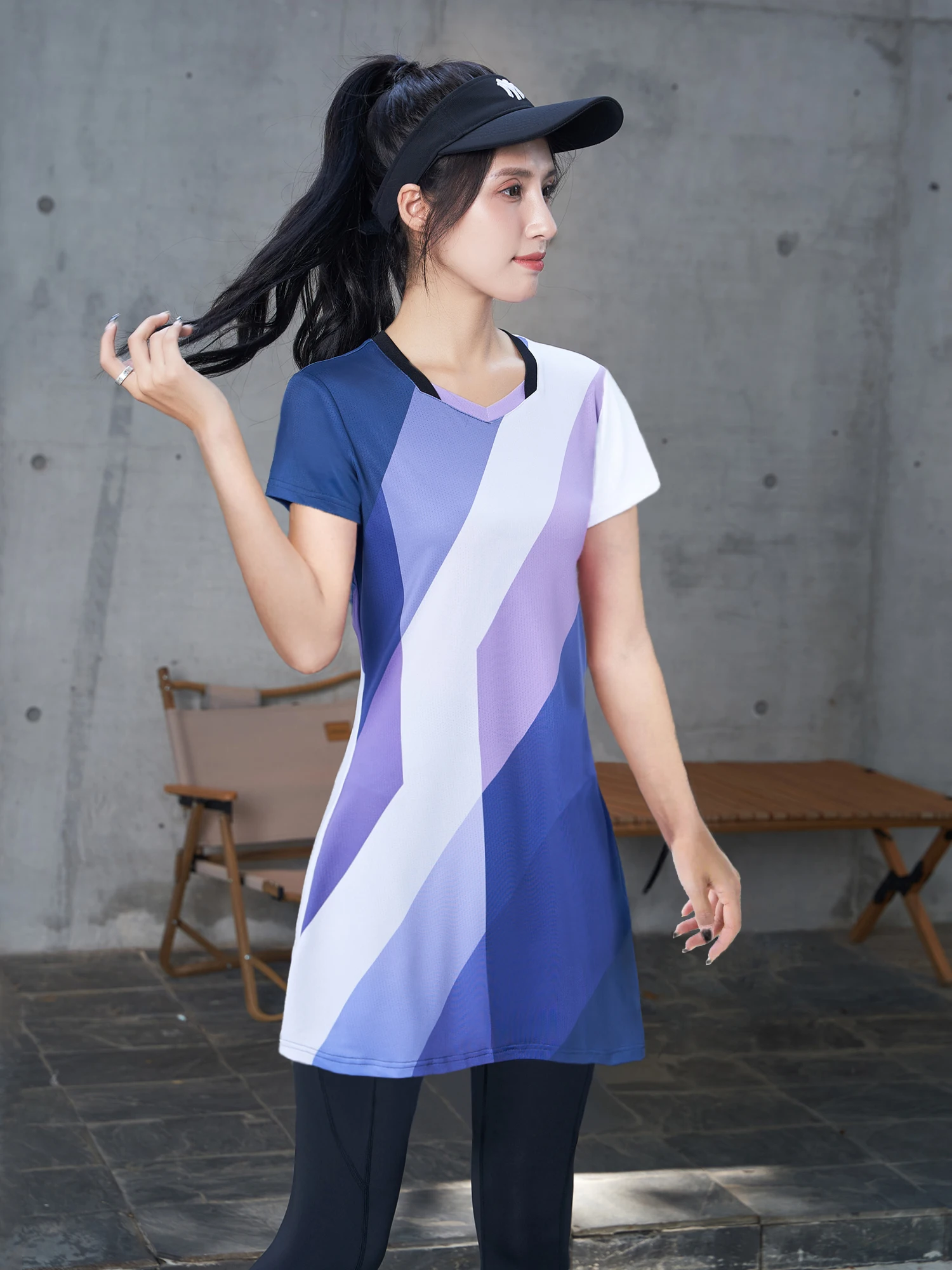 New Sport Woman Tennis Clothes Girls with Inner Shorts Ladies Badminton Dress Quick Dry Slim Workout Gym Outdoor Sportswear