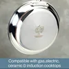 All-Clad Copper Core 5-Ply Stainless Steel Cookware Set, 5 Piece, Induction, Oven Broiler Safe 600F, Pots and Pans, Sauce Pan 5