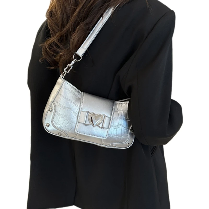 2023 NEW Armpit Bag Vintage Shoulder Bag Fashion Trendy Bags Small Square Bag E74B