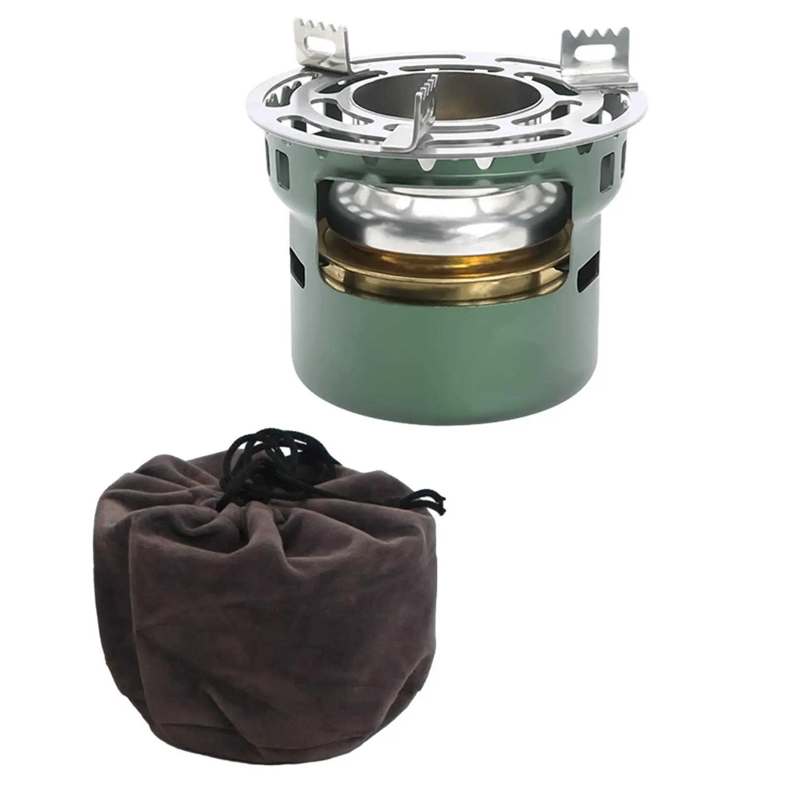 Alcohol Stove Sturdy Ultralight Alcohol Furnace with Pot Holder, Storage Bag