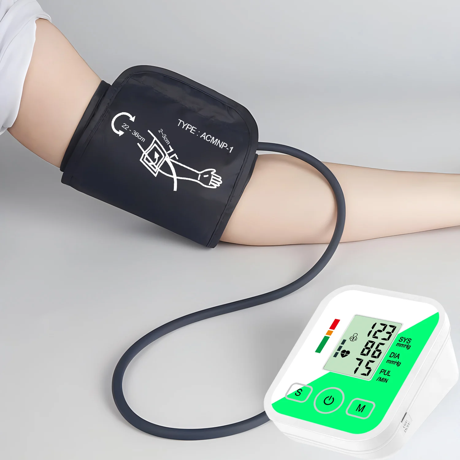 Medical Arm Blood Pressure Monitor Users BP Automatic Professional Portable Tonometer Digital Tensiometer Heart Rate