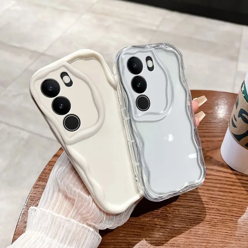 Clear TPU Wave Soft Phone Case Cover - Enhanced Protection and Style