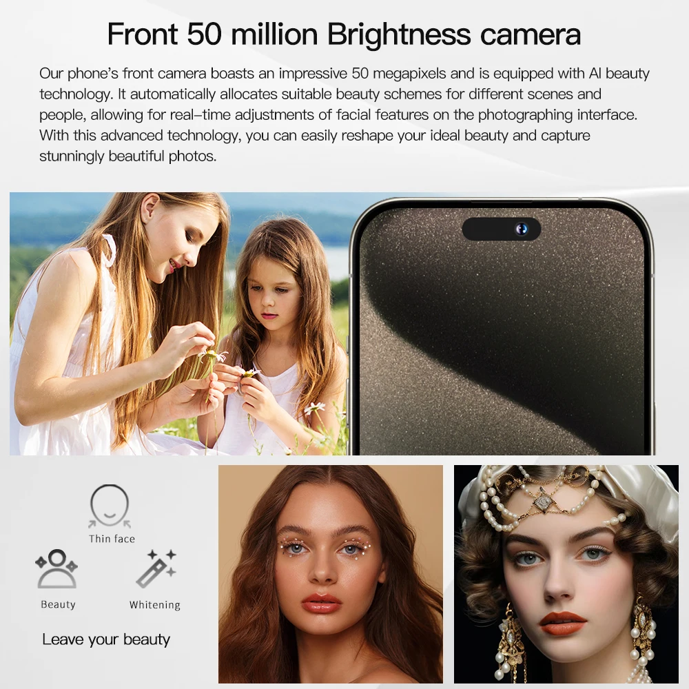5G I16promax Ʈ, 7.3 ġ Ǯ HD ũ, 50MP + 108MP HD ī޶, 4G, 5G, 16TB + 1TB ޸, 8000mAh ͸, ۷ι ޴, ǰ