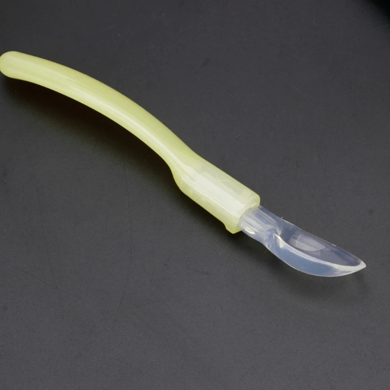 Baby Spoon Baby Rice Paste Spoon Food Training Supplementary Feeding Tableware Water Feeder G99C baby feeding spoon