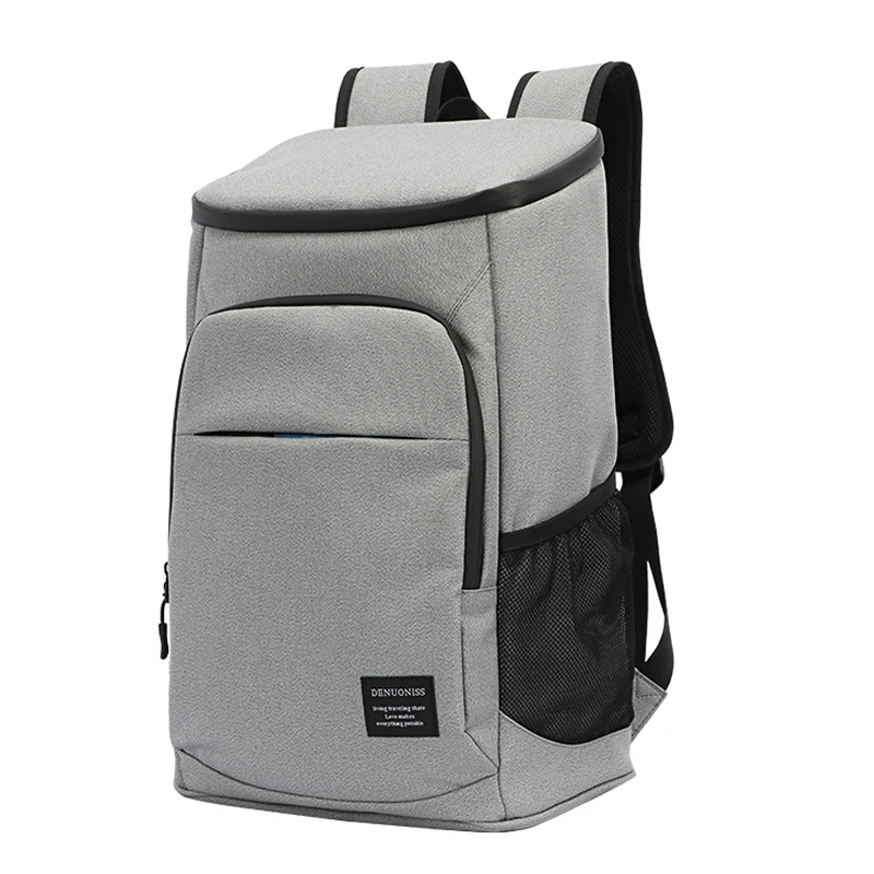 30L Soft Insulated Cooler Bag Men 30 Cans Leakproof Beer Cooler Backpack 600D Oxford Waterproof Outdoor Picnic Thermal Bag