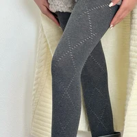 2025 automne nouveau collants tricotés femmes Sexy Jacquard tricoté collants femmes maigre Leggings 2025 hiver basique collants Lolita 3
