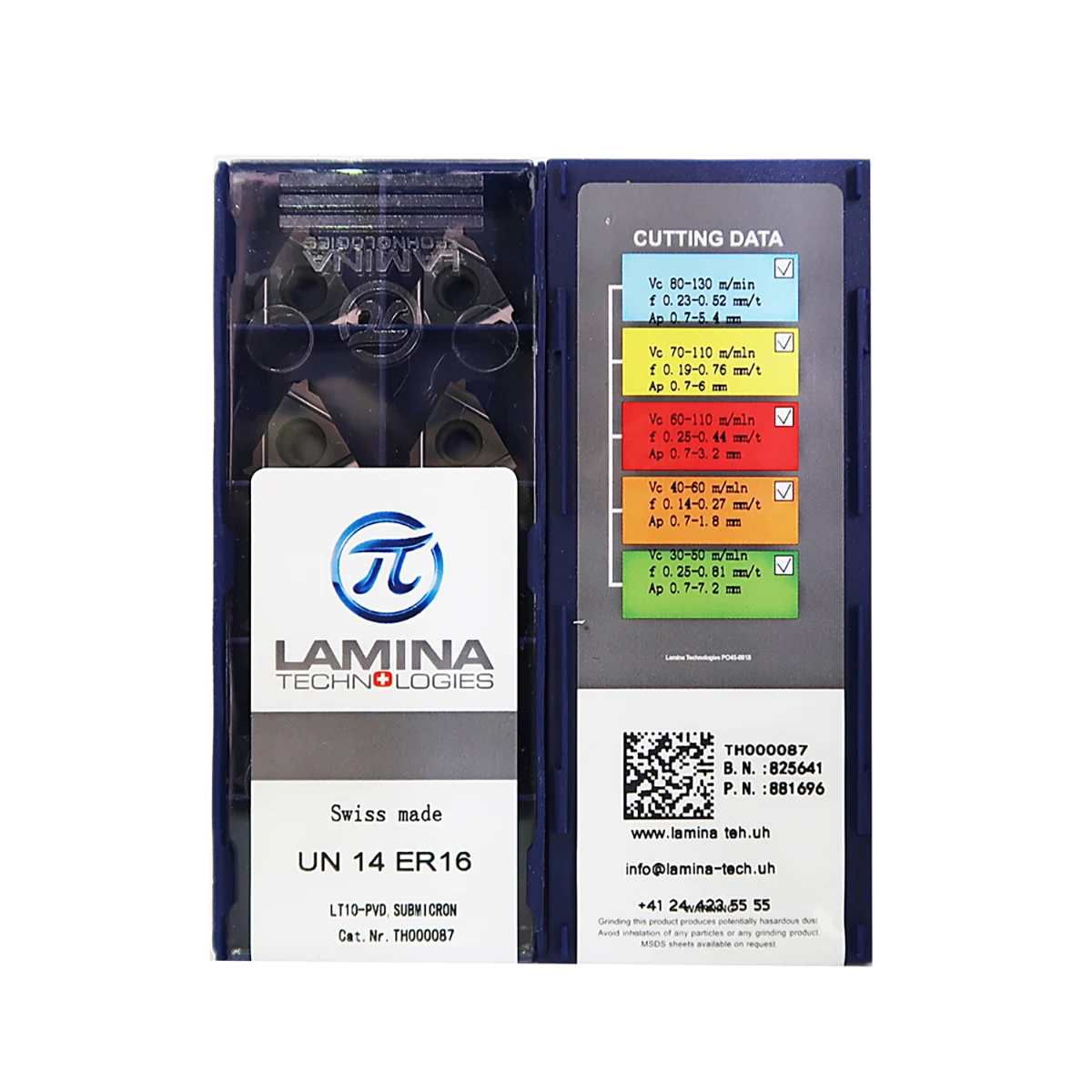 

100% Оригинальный токарный станок с ЧПУ LAMINA UN 14 IR16 LT10 UN 14 ER16 LT10, токарный станок, токарная вставка