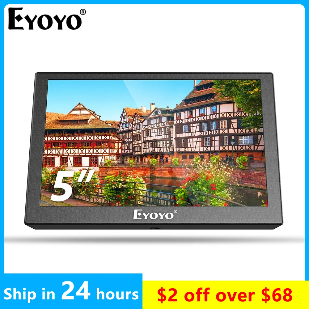 Eyoyo-Monitor-de-visi-n-trasera-para-coche-pantalla-Industrial-de-Metal ...