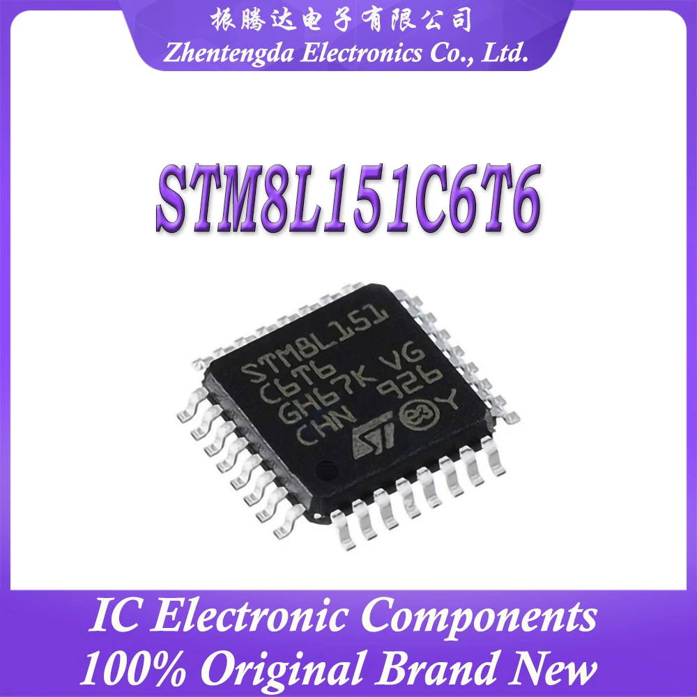 

STM8L151C6T6 STM8L151C6 STM8L151C STM8L151 STM8L STM8 STM IC MCU Chip LQFP-48