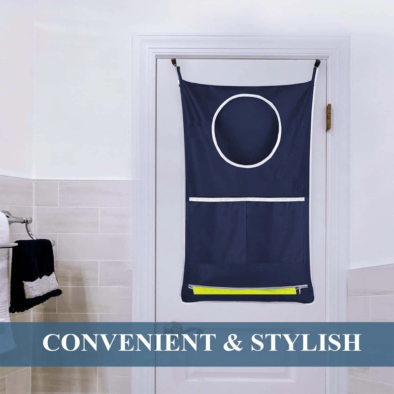 Door Hanging Laundry Hamper Bag for Sweaters, Coats and Bedclothes, Bed