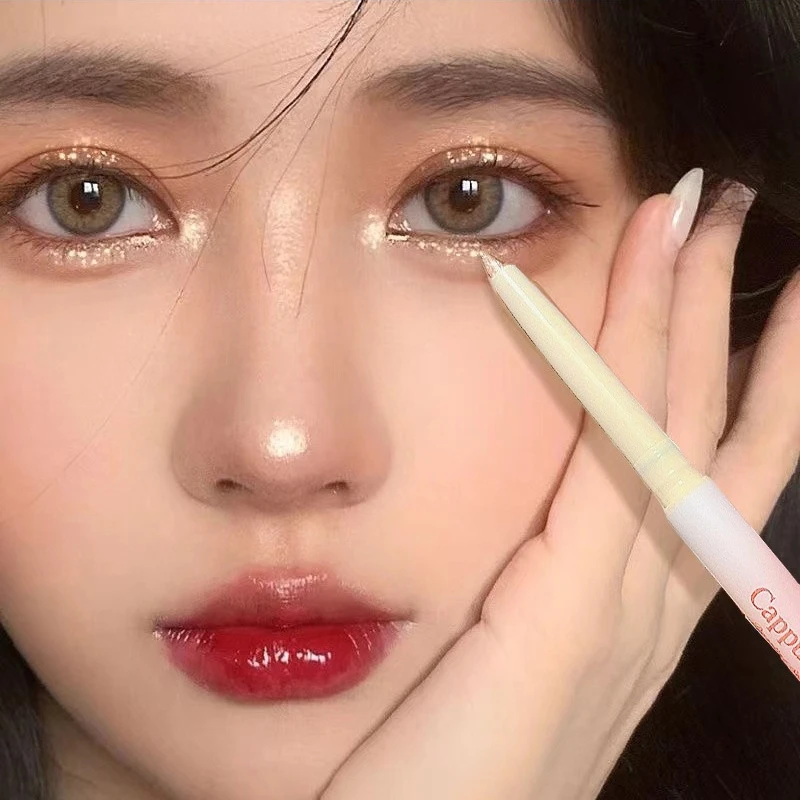 

Pearlescent Eye Shadow Pen Lying Silkworm Highlighter Pen Eyeshadow Stick Brightening Pearl Eyeliner Waterproof Makeup Cosmetic
