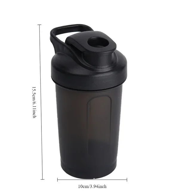 Outdoor 300ml Portable Protein Powder Shaker Bottle Leak Proof Water Bottle for Gym Fitness Training Sport Mixing Cup with Scale 6
