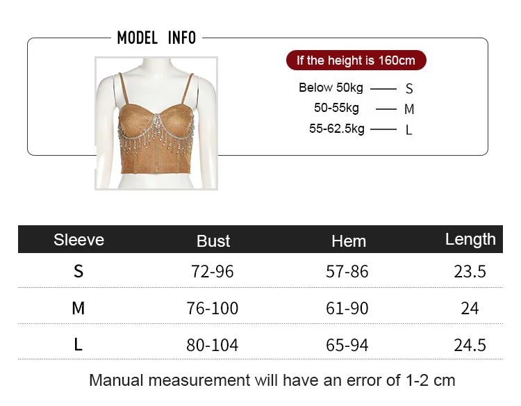 SeigurHry Women Sexy Short Camis Shiny Rhinestone Corset Tank Deep V Neck Beading Crop Top for Night Club Party Rave Outfit corset t shirt